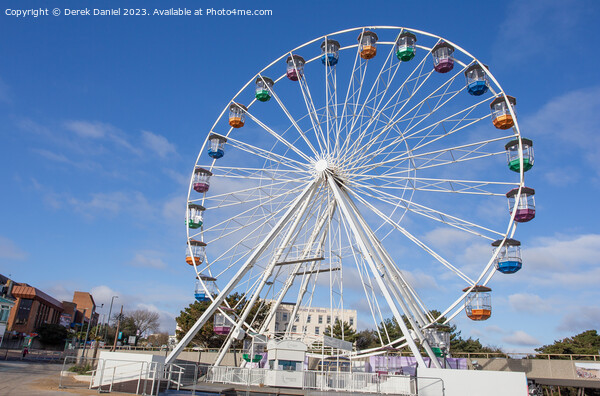 Amazing View from The Bournemouth Big Wheel Picture Board by Derek Daniel