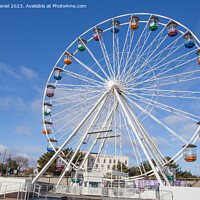 Buy canvas prints of Amazing View from The Bournemouth Big Wheel by Derek Daniel