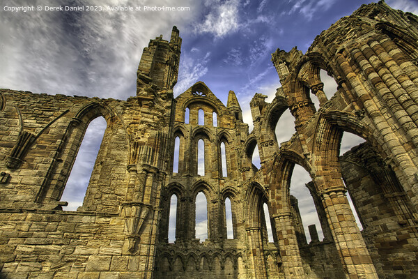 Whitby Abbey, North Yorkshire Picture Board by Derek Daniel