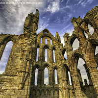 Buy canvas prints of Whitby Abbey, North Yorkshire by Derek Daniel