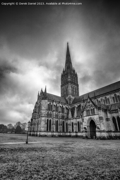 Majestic Salisbury Cathedral Picture Board by Derek Daniel