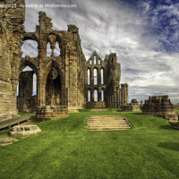 Buy canvas prints of Majestic Ruins of Whitby Abbey by Derek Daniel