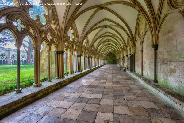 The Enchanting Gothic Cloisters Picture Board by Derek Daniel