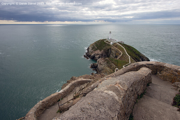Majestic South Stack Lighthouse Picture Board by Derek Daniel