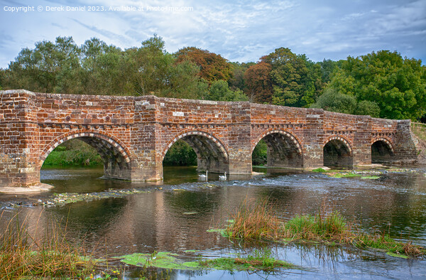 The Timeless Beauty of Whitemill Bridge Picture Board by Derek Daniel