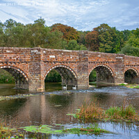 Buy canvas prints of The Timeless Beauty of Whitemill Bridge by Derek Daniel