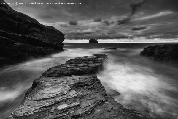 Ethereal Sunset at Trebarwith Strand Picture Board by Derek Daniel