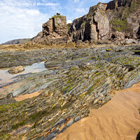 Buy canvas prints of Majestic Cornish Seascape by Derek Daniel
