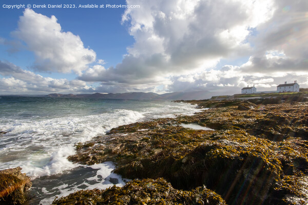 Serenity of the Welsh Coastline Picture Board by Derek Daniel