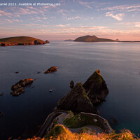 Buy canvas prints of Majestic Sunset on the Dingle Peninsula by Derek Daniel