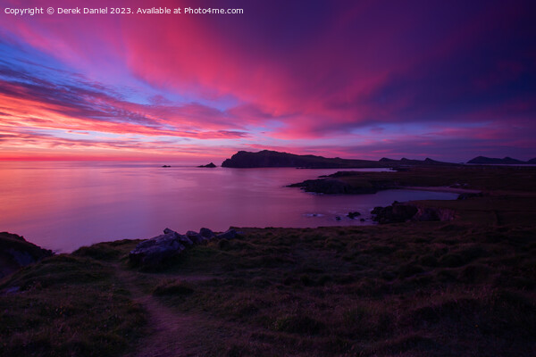 Breathtaking Sunset at Sybil Head Picture Board by Derek Daniel