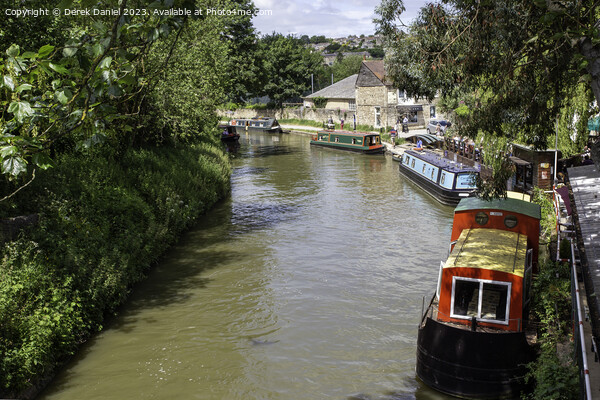 Exploring the Serenity of Kennet and Avon Canal Picture Board by Derek Daniel