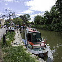 Buy canvas prints of Peaceful Waterway Journey by Derek Daniel
