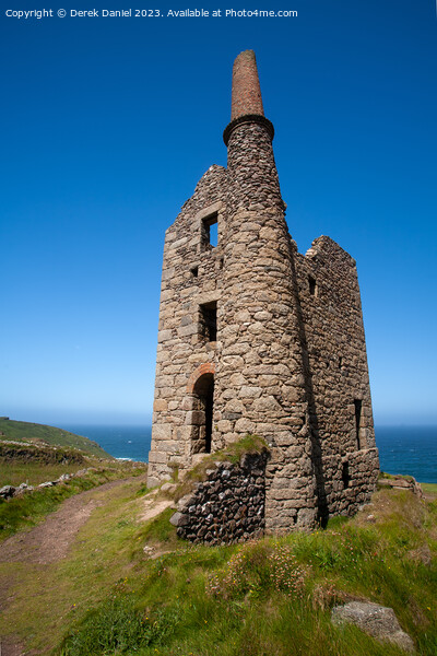 The Resilient Beauty of Botallack Tin Mine Picture Board by Derek Daniel