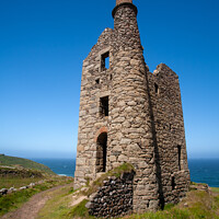 Buy canvas prints of The Resilient Beauty of Botallack Tin Mine by Derek Daniel