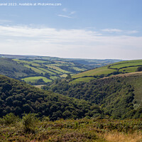 Buy canvas prints of A Somerset Landscape by Derek Daniel