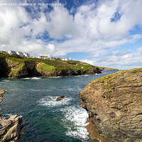 Buy canvas prints of Majestic Headland Overlooking the Cornish Coast by Derek Daniel
