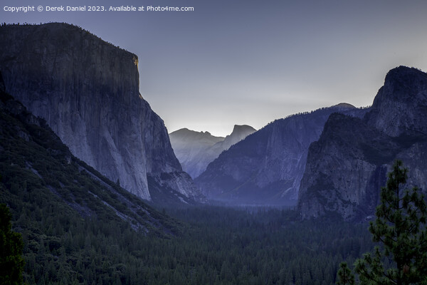 Tunnel View, Yosemite Picture Board by Derek Daniel
