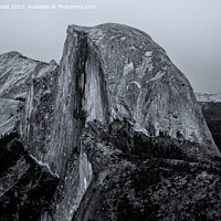 Buy canvas prints of Half Dome, Yosemite (Mono) by Derek Daniel