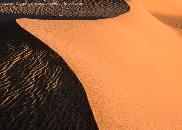 Textures of a Sand Dune Picture Board by Derek Daniel