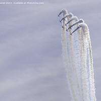 Buy canvas prints of Red Arrows Bournemouth Air Show 2023 by Derek Daniel