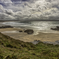 Buy canvas prints of Gwithian Beach, Cornwall by Derek Daniel
