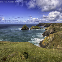 Buy canvas prints of Sea Stacks At Kynance Cove, Cornwall by Derek Daniel