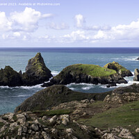 Buy canvas prints of A walk along the clifftop at Kynance Cove, Cornwall by Derek Daniel