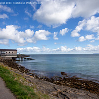 Buy canvas prints of Lifeboat Station, Moelfre on Anglesey by Derek Daniel