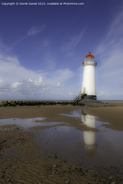  Point of Ayr Lighthouse Picture Board by Derek Daniel