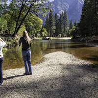 Buy canvas prints of Fishing in Yosemite National Park by Derek Daniel