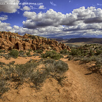 Buy canvas prints of Fiery Furnace, Arches National Park by Derek Daniel