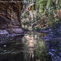 Buy canvas prints of Oak Creek Canyon by Derek Daniel