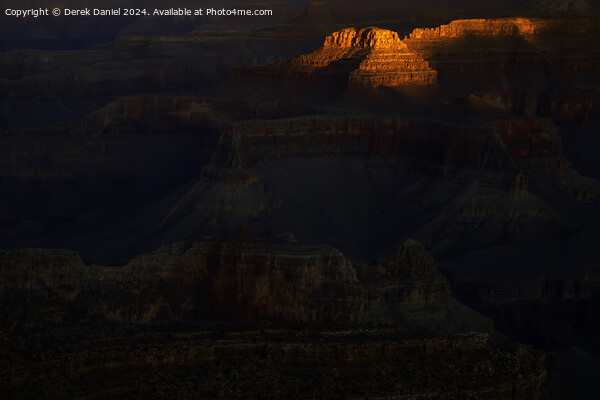 Grand Canyon National Park at sunrise Picture Board by Derek Daniel