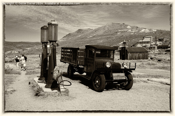  Bodie, a ghost town in California (Sepia) Picture Board by Derek Daniel