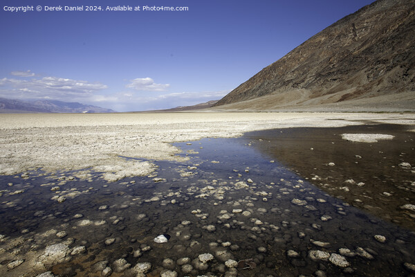 Badwater Basin, Death Valley Picture Board by Derek Daniel