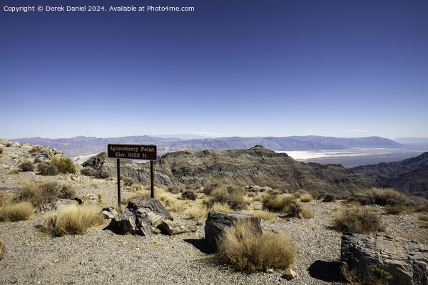 Aguereberry Point, Death Valley Picture Board by Derek Daniel