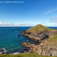 Buy canvas prints of Majestic Headland overlooking the sea by Derek Daniel