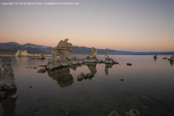 Sunset at Mono Lake Picture Board by Derek Daniel