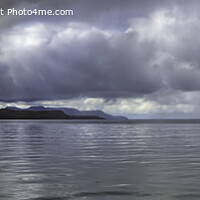 Buy canvas prints of A Moody Morning At Loch Brittle, Isle of Skye (panoramic) by Derek Daniel