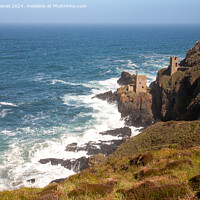 Buy canvas prints of The Crowns, Botallack, St. Just, Cornwall by Derek Daniel