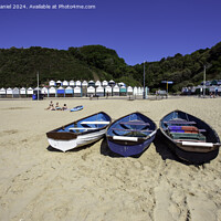 Buy canvas prints of 3 Boats On The Beach by Derek Daniel