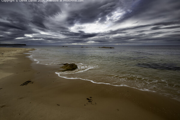 Hopeman Beach Seascape Scotland Picture Board by Derek Daniel