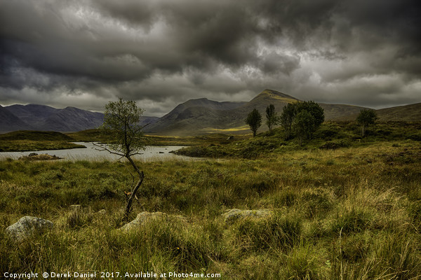 Majestic Highland Landscape Picture Board by Derek Daniel