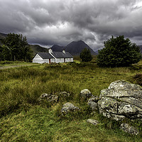 Buy canvas prints of Black Rock Cottage, Glencoe, Scotland by Derek Daniel