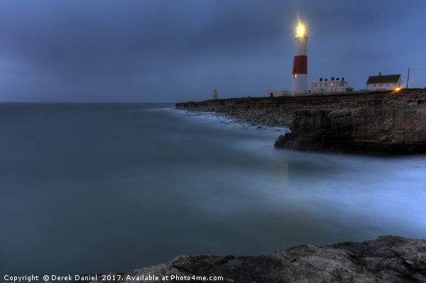 Guiding Light at Jurassic Coast Picture Board by Derek Daniel