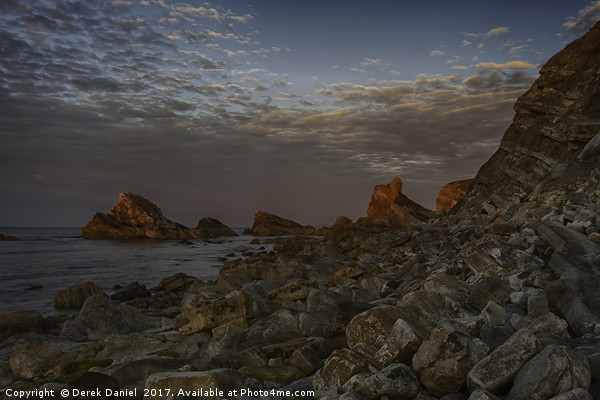 Mupe Rocks at sunrise #2 Picture Board by Derek Daniel