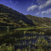 Buy canvas prints of Majestic Reflections of Loch Achtriochtan by Derek Daniel