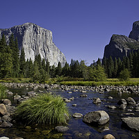 Buy canvas prints of El Capitan and Cathedral Rocks, Yosemite by Derek Daniel
