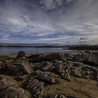 Buy canvas prints of Red Reflections of Firemore Sands by Derek Daniel